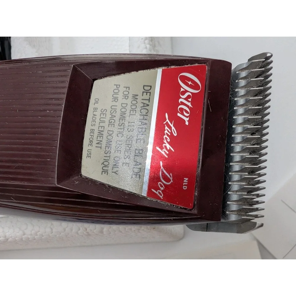 Oster Lucky Dog 113 Professional Clipper‎ Quiet Whisper Electric Animal Clippers